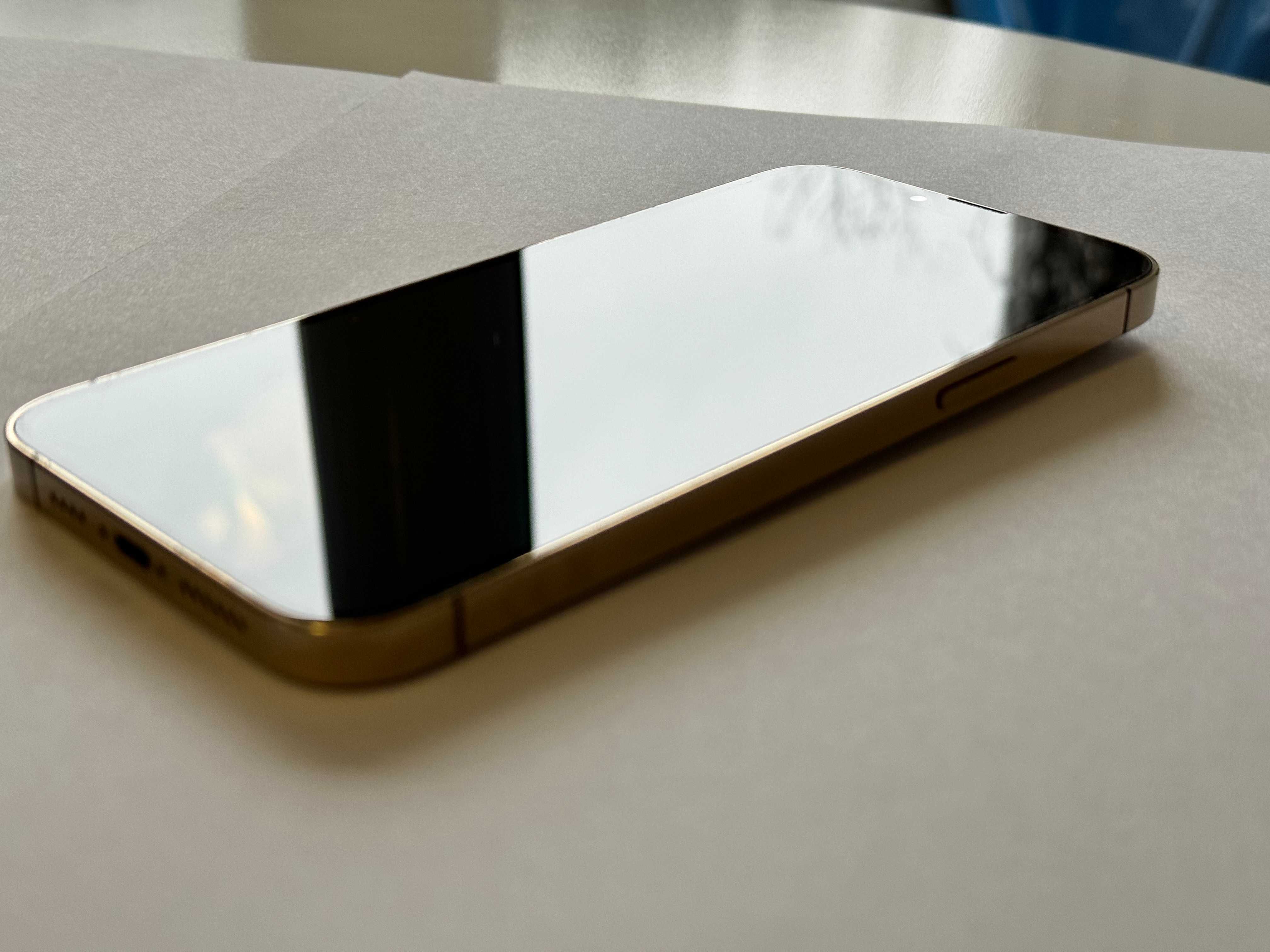 iPhone 13 Pro Max 512Gb Złoty Idealny + dwa etui, nowe szkło ochronne
