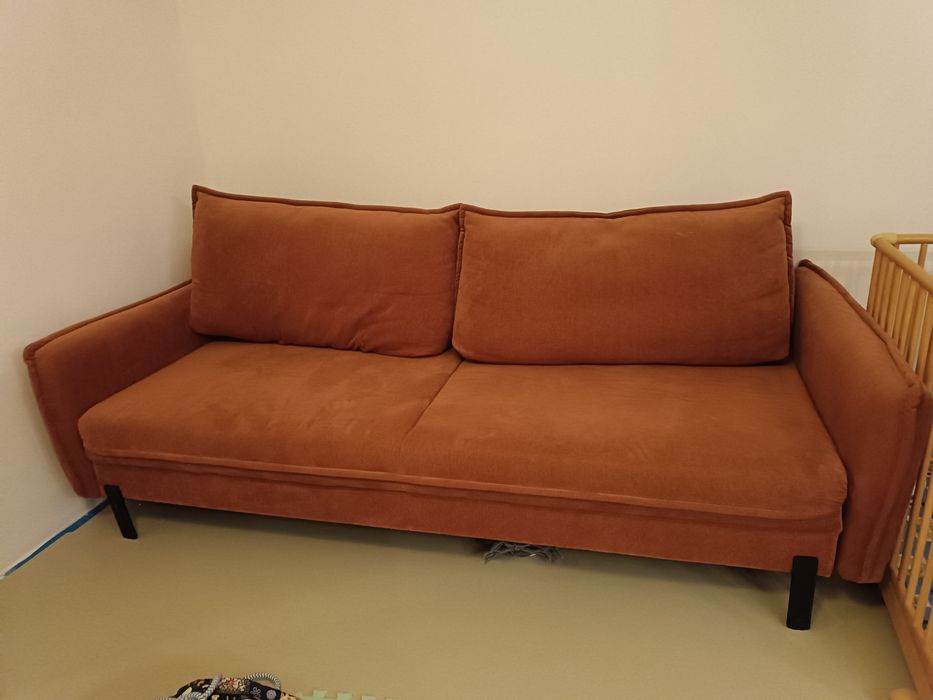 Sofa kanapa rozkładana ze skrzynią