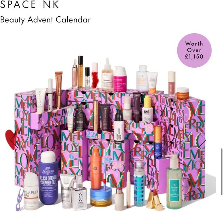 Найкращий Beauty Advent Calendar з Англії від Space NK ціною £1150