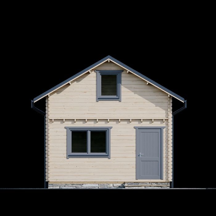 Drewniany Domek Letniskowy JAN II ZABUDOWANY 65 M2