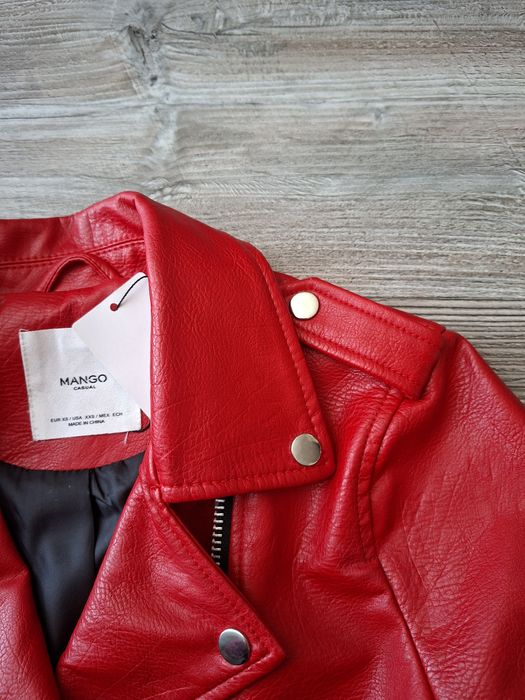 Ramoneska casual red XS Mango