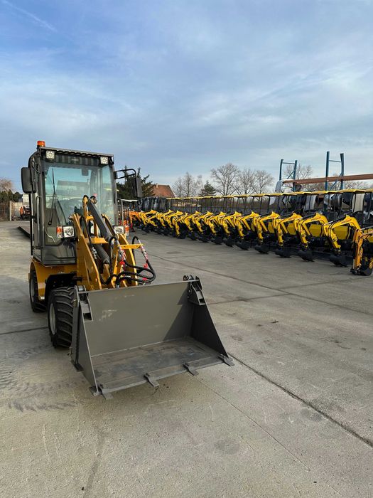 NOWA Ładowarka Interbauer MINIŁADOWARKA udź.1000kg Kubota 25KM LEASING