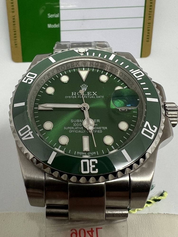 Rolex Submariner Hulk NOVO