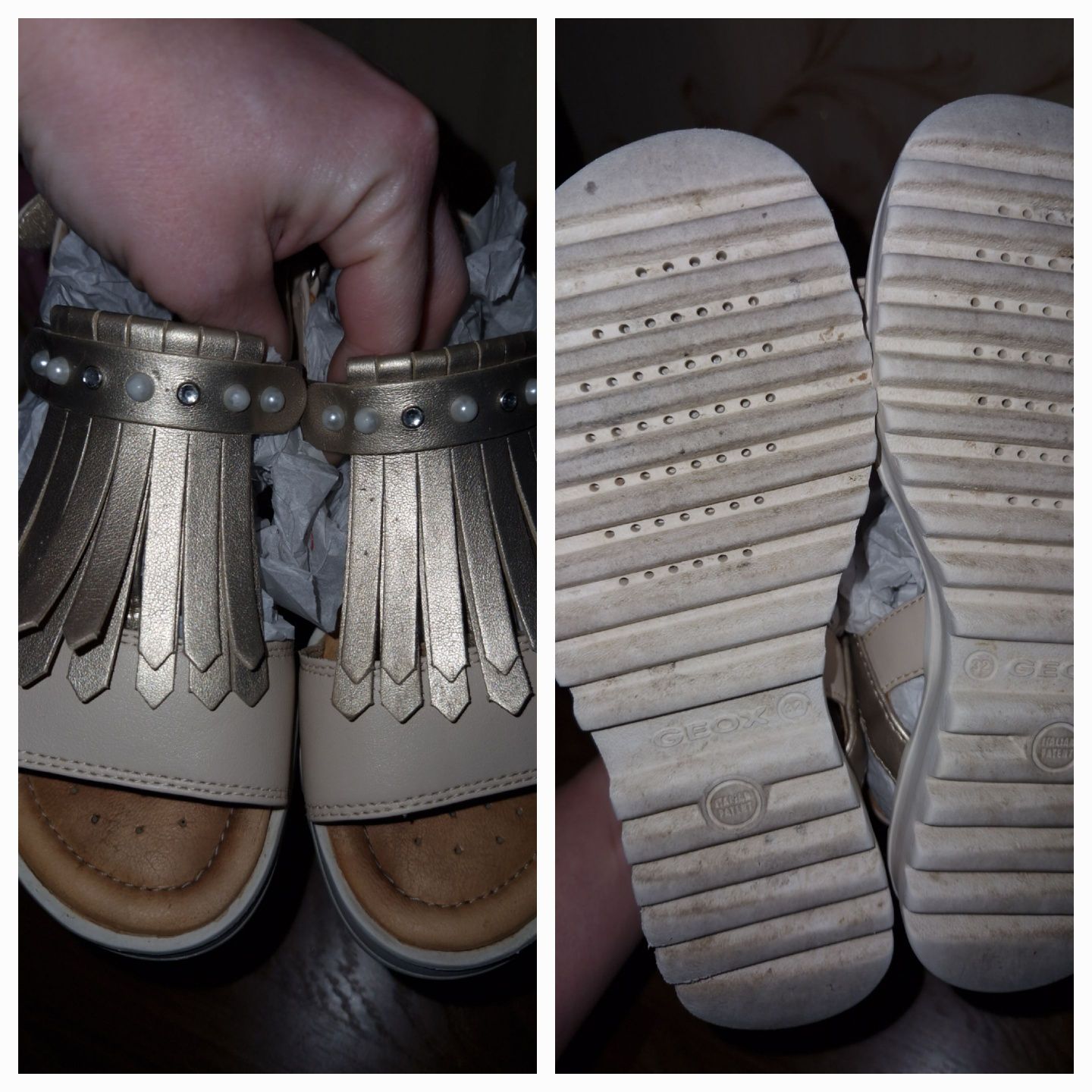 Босоніжки сандалі Geox Puma на дівчинку 32 розмір