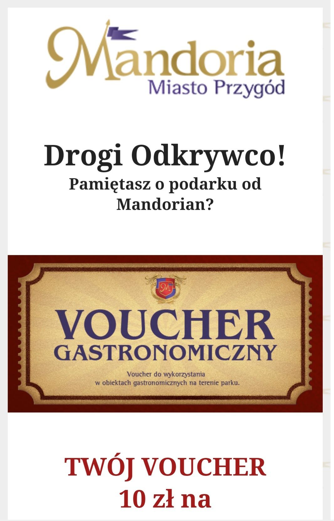 Voucher na mandorię