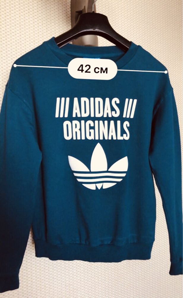 Світшот Adidas розмір S наш 44-46 худі байка светр