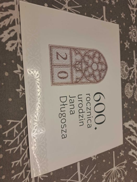 Banknot kolekcjonerski 20 zł NBP wydanie PWPW folder