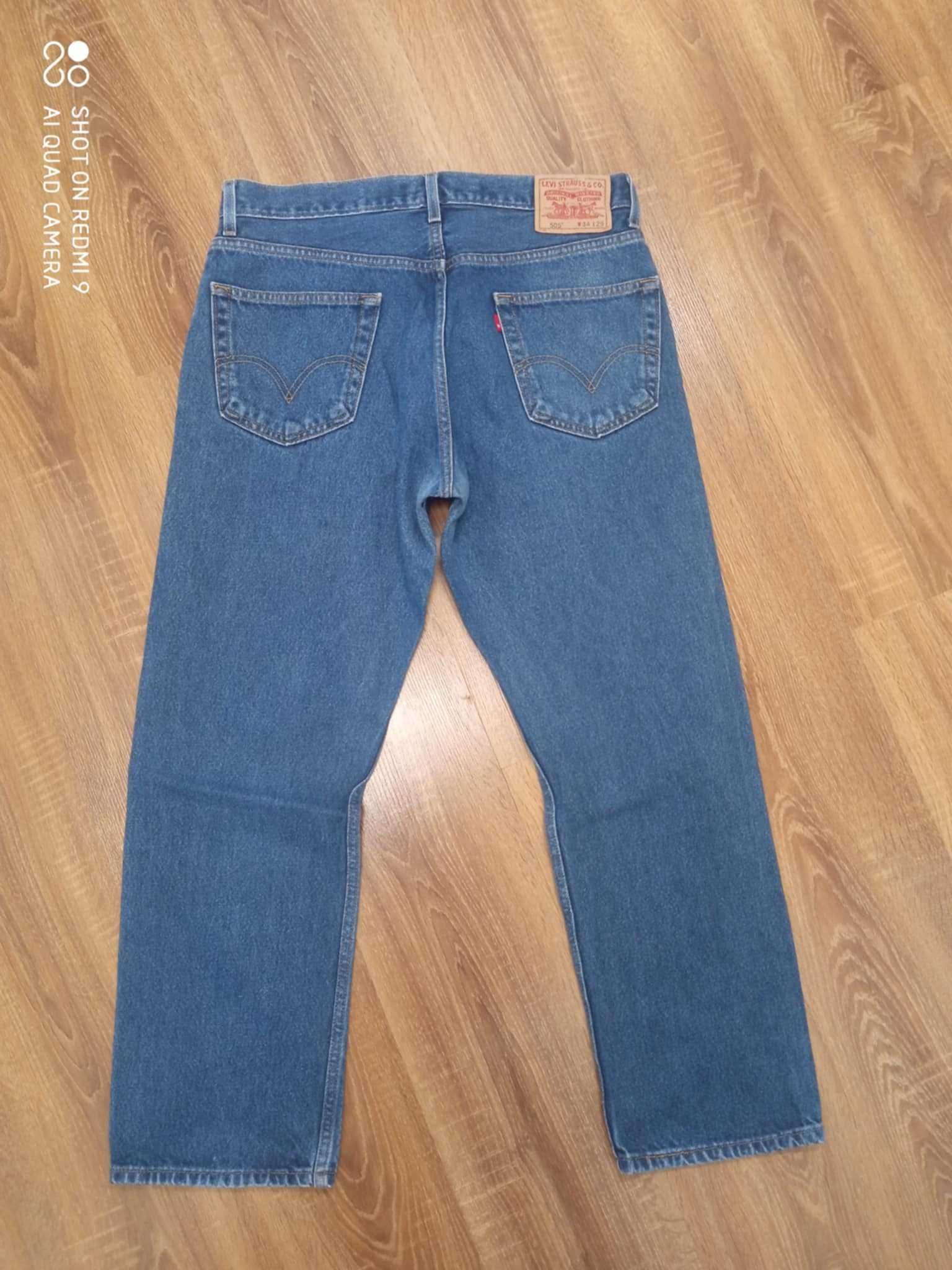 Męskie spodnie jeansy Levis Levi's 505 W34 L29 34X29 34/29