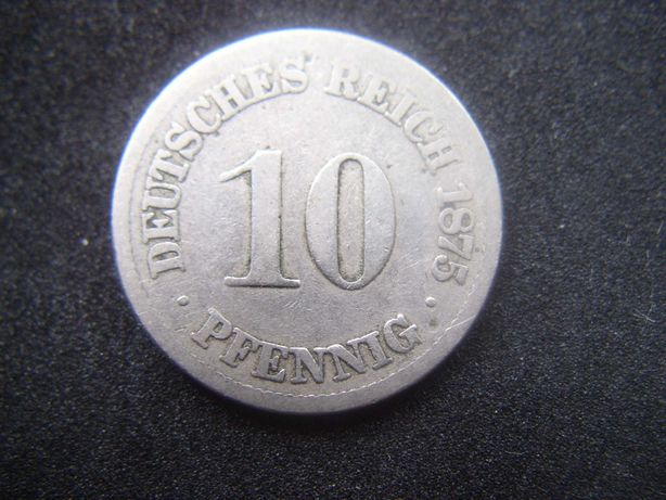 Stare monety 10 fenig 1875 A Niemcy /2.2