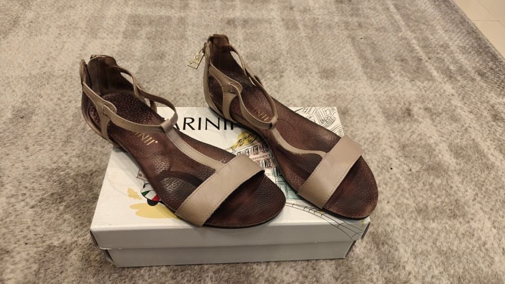 Sandały damskie Carinii rozmiar 41 skóra naturalna