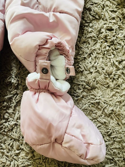 Стильний зимовий комбінезон для дівчинки + шапочка