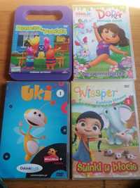 Płyty DVD Dora, Wisper UKI, Przyjaciele z podwórk