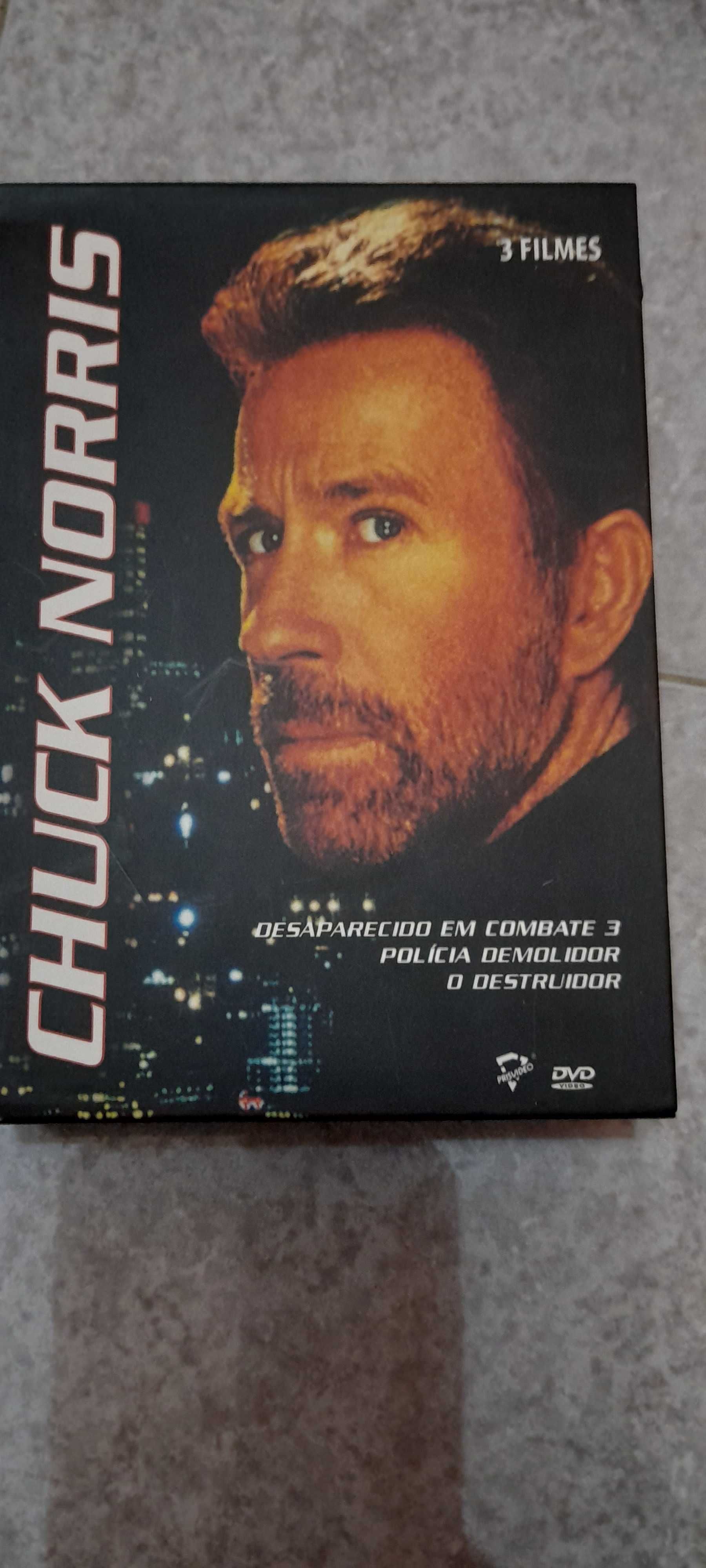 Vendo 3 filmes do Chuck norris em dvd