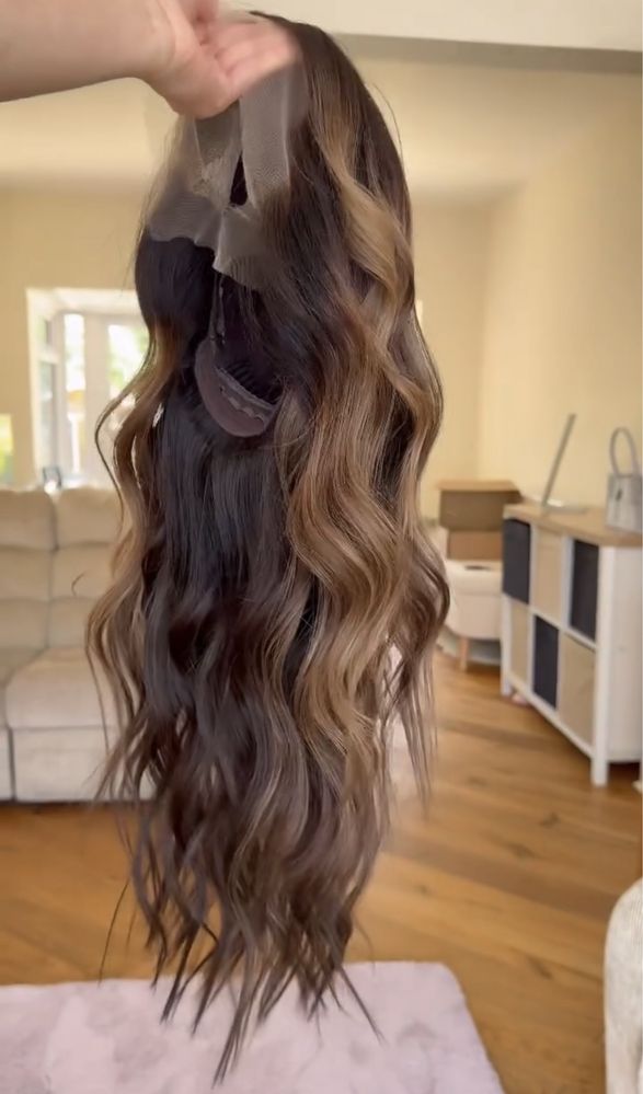 nowa naturalna peruka lace front 100% ludzki wlos na co dzien