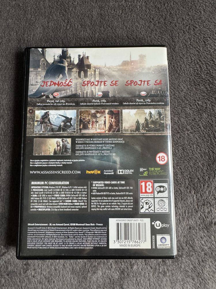 Assasins creed unity 5 płyt