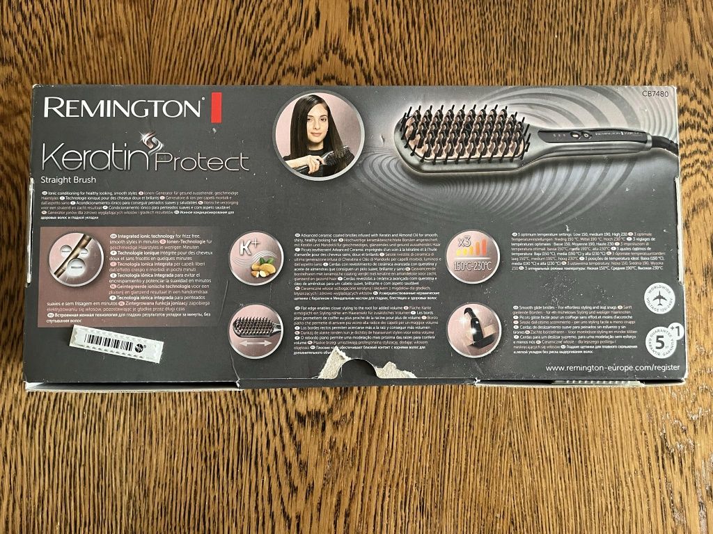 Szczotka prostująca Remington Keratin Protect