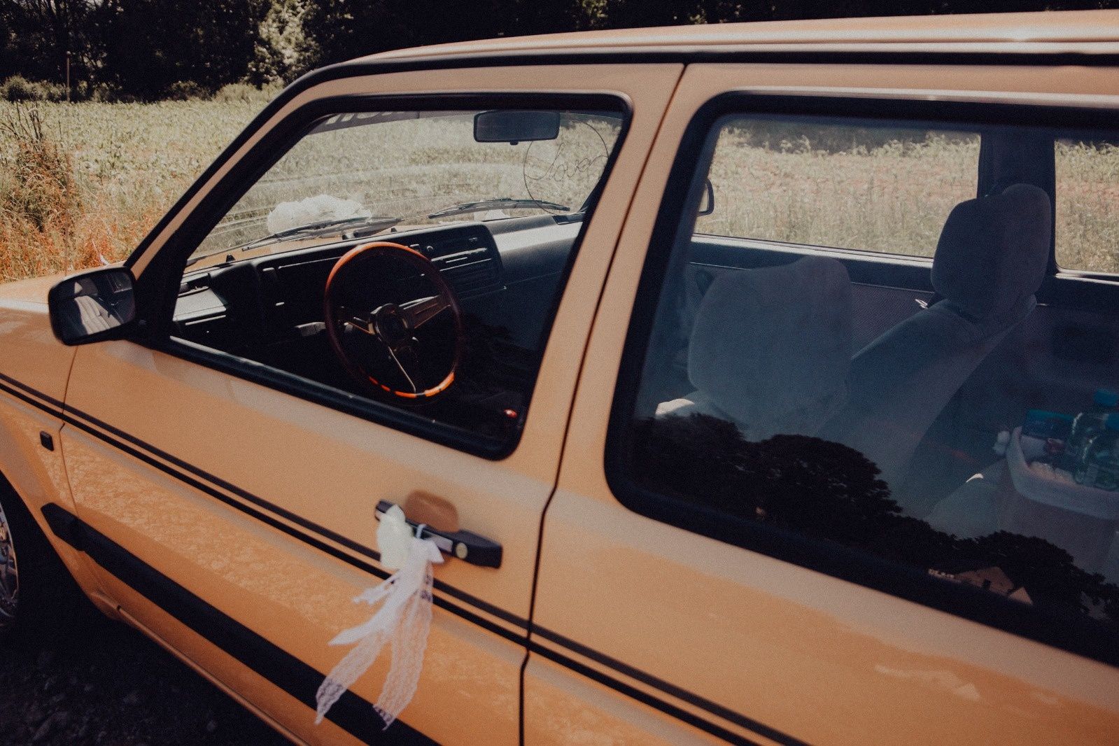 Samochód do ślubu VW Jetta Coupe - klasyk/wesele/auto/retro/styl