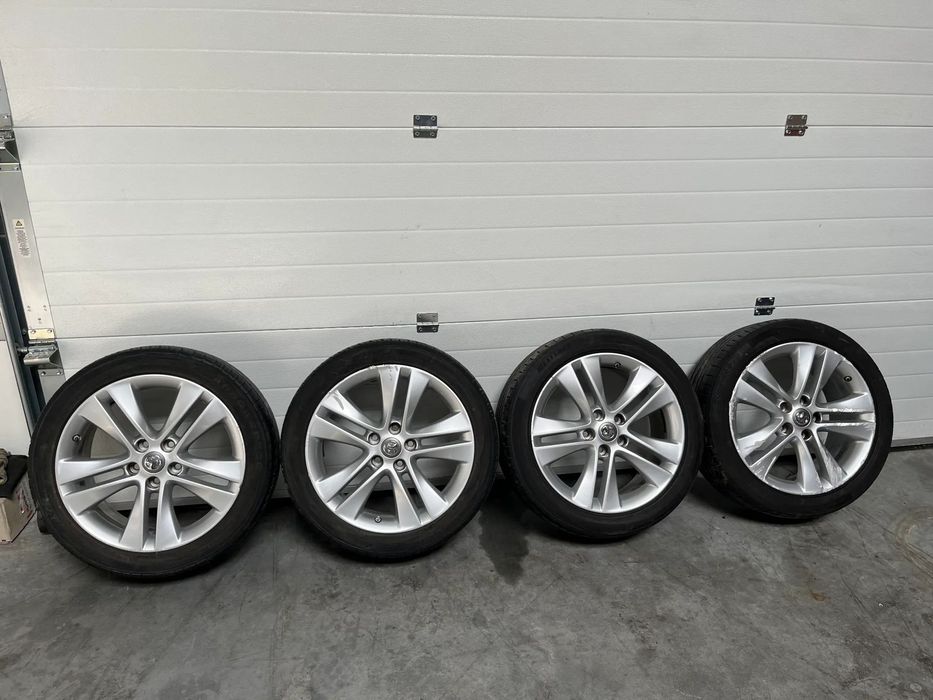 OPONY+Alufelgi felgi 18&quot; Opel Astra IV J Zafira C 5x115 ET46 8J ABBU AAB6 ABG8