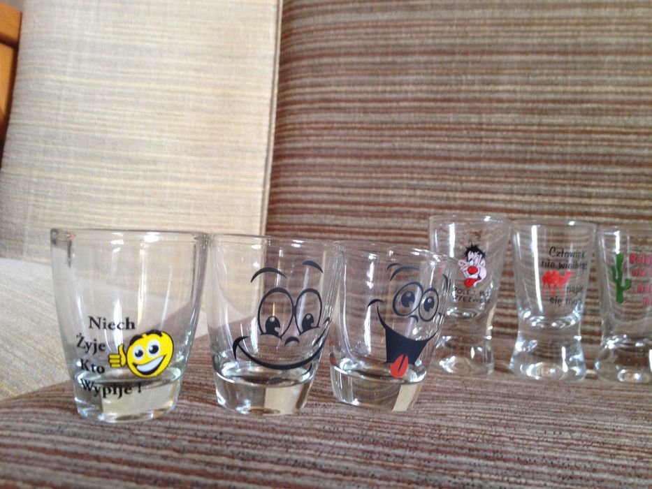 Kieliszki kolekcjonerskie imprezowe śmieszne