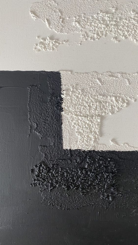 Obraz strukturalny teksturowany minimalizm abstrakcyjny do salonu boho