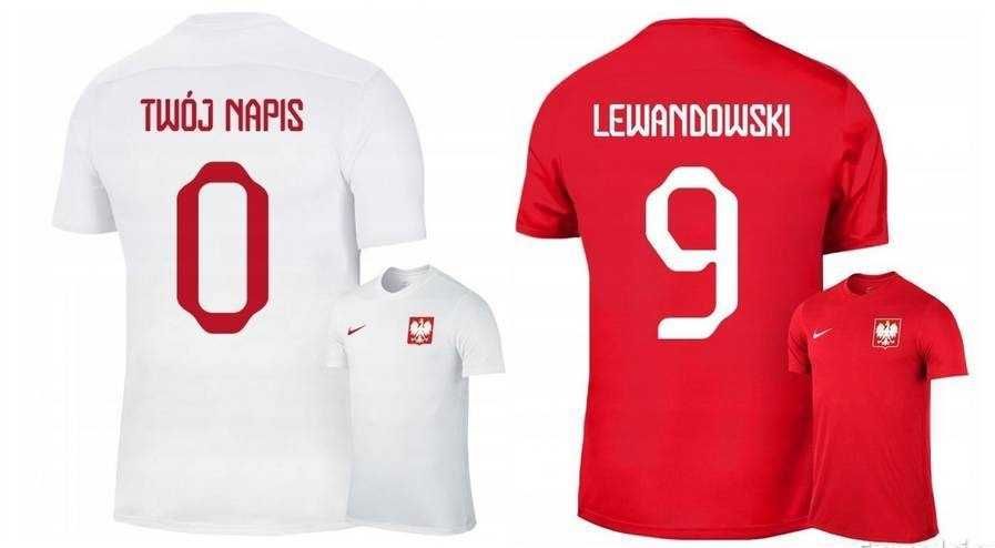 koszulka piłkarska nike POLSKI POLSKA LEWANDOWSKI 9