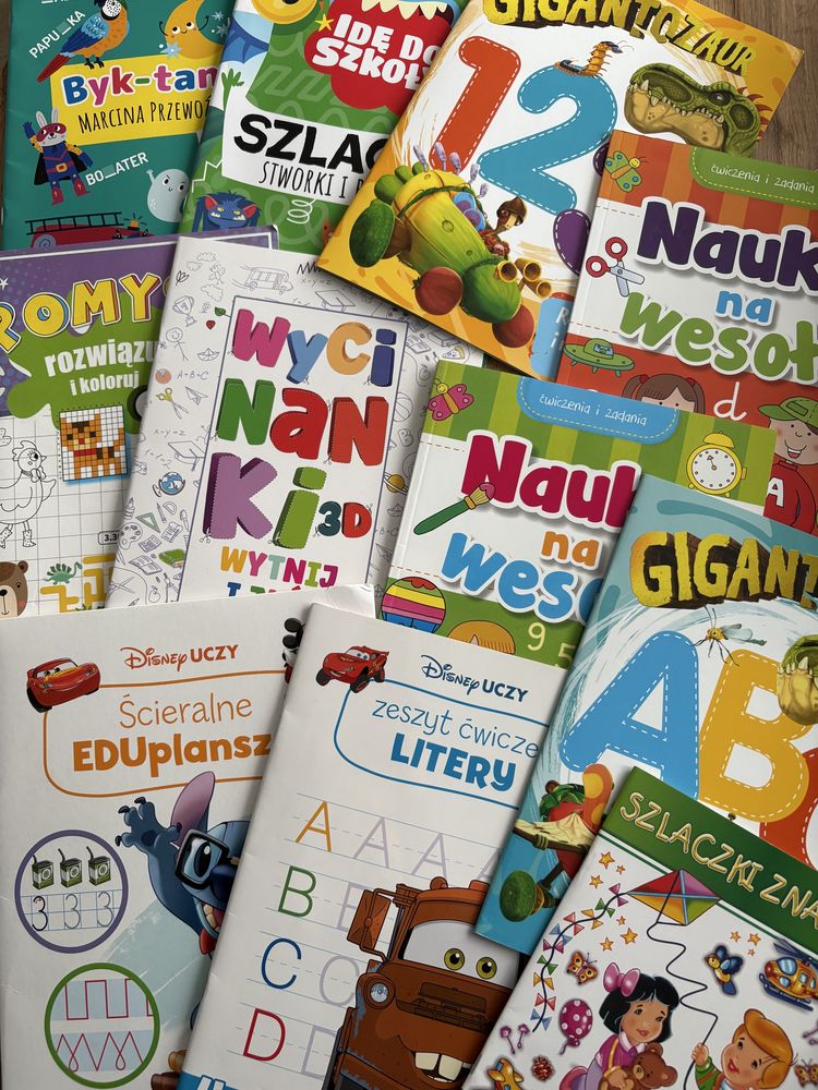 Ksiazeczki zadaniowki kolorowanki dla dzieci