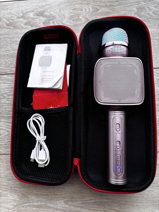 Mikrofon  Forever z glośnikiem dla dzieci rożowy