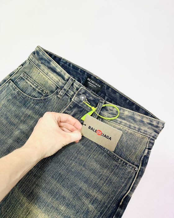 Джинсы штаны Balenciaga jeans flared opium archive erd washed M-L