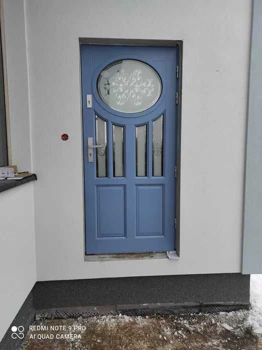 Drzwi  wejściowe zewnętrzne dębowe dostawa GRATIS (czyste powietrze)