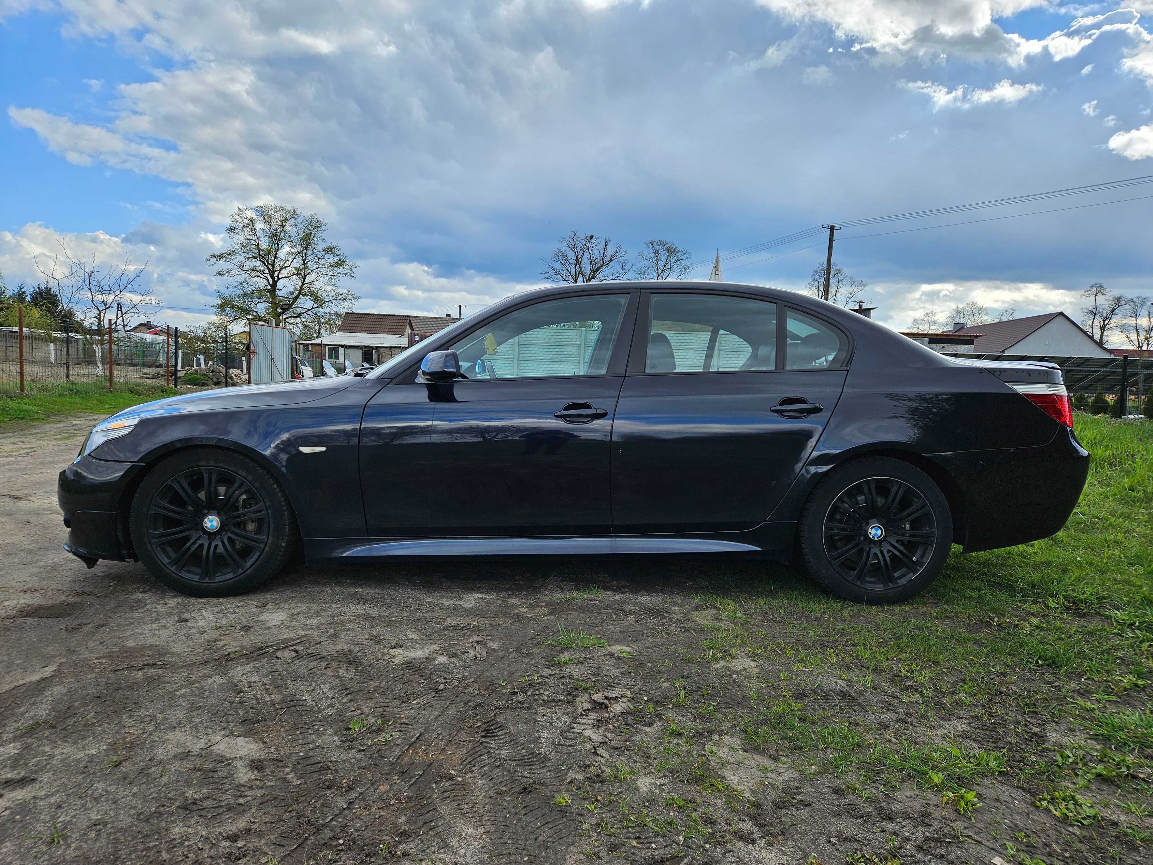 Bmw e60 m-pakiet carbonschwarz N52B30A 258km felga styling 135 czesci!