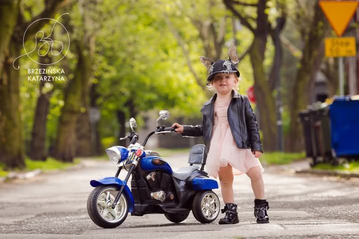 Mini sesja dziecięca na motorze – Ruda Śląska / Katowice 5 zdjęć