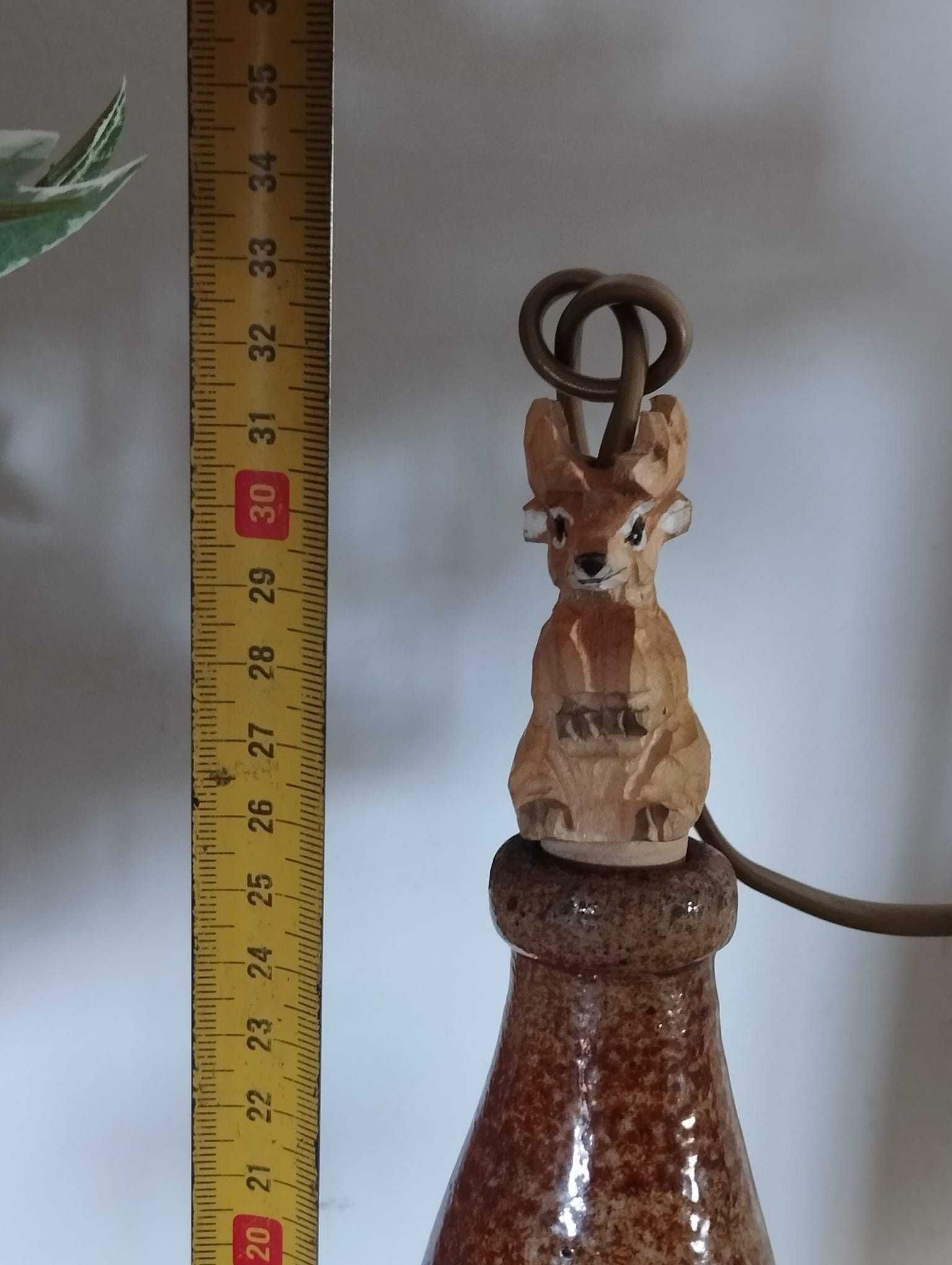 Candeeiro LED Garrafa Rústica