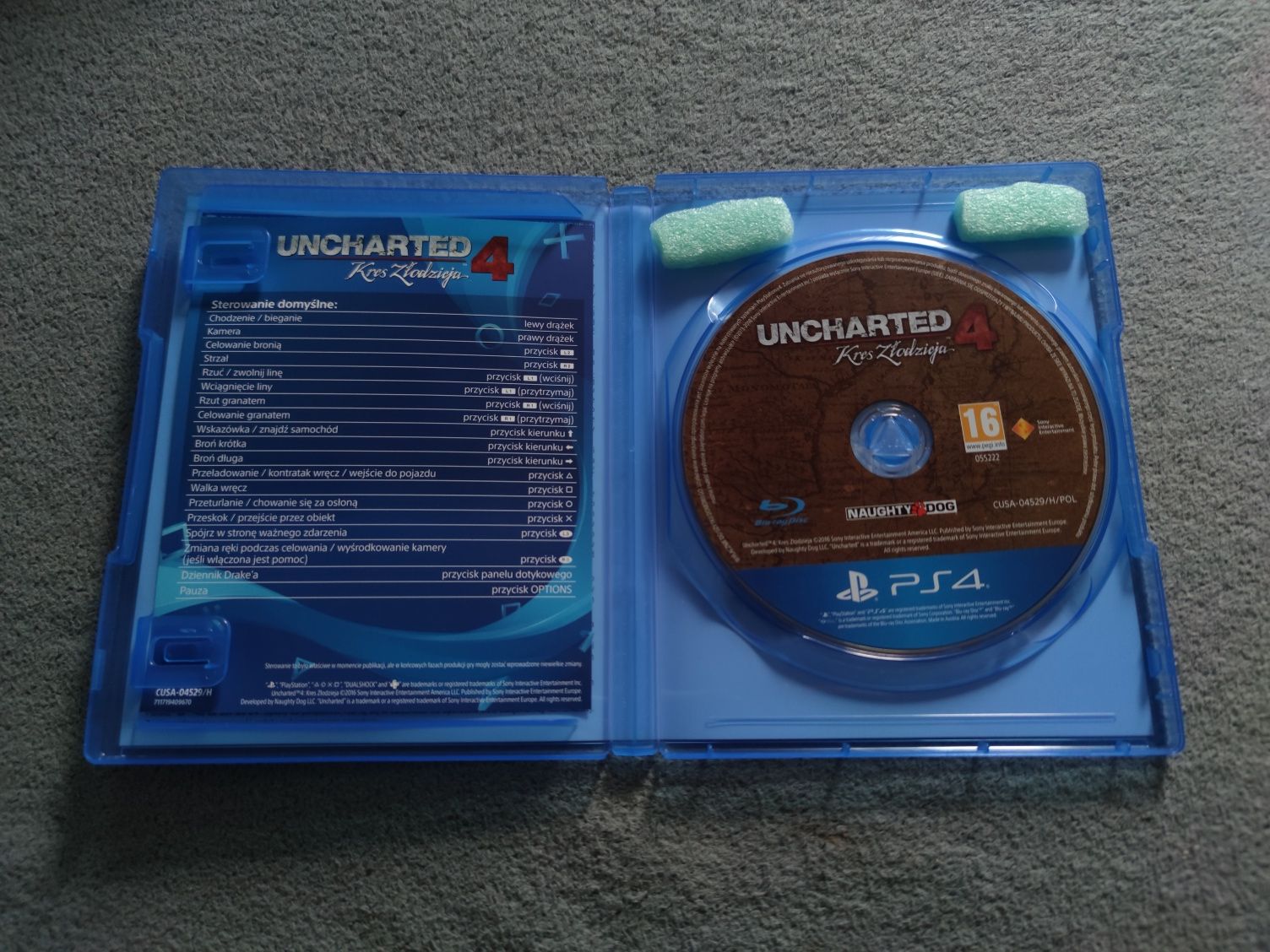 Uncharted 4 Kres Złodzieja Ps4