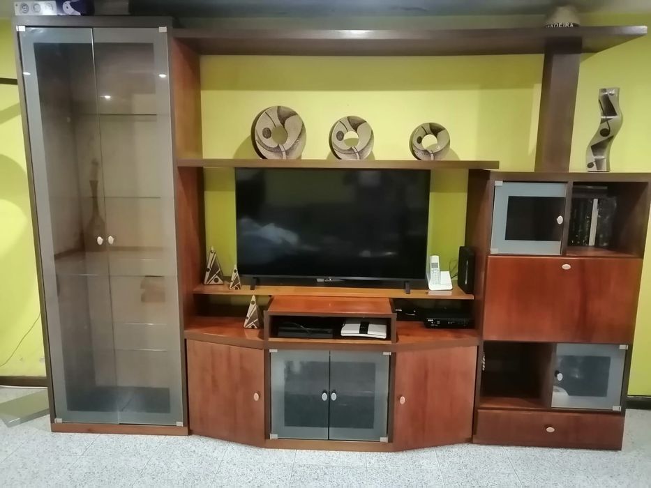 Conjunto Mobília Sala - Madeira de Cerejeira