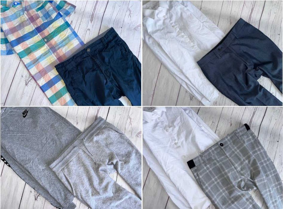 r.158-164 Mega paka 51szt zestaw ubranek dla Synka chłopca nike adidas