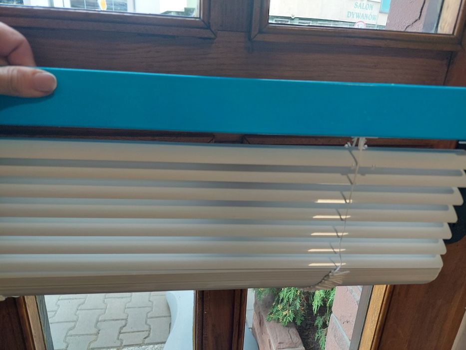 Żaluzja aluminiowa 25 mm Biała z listwą!! Nowa