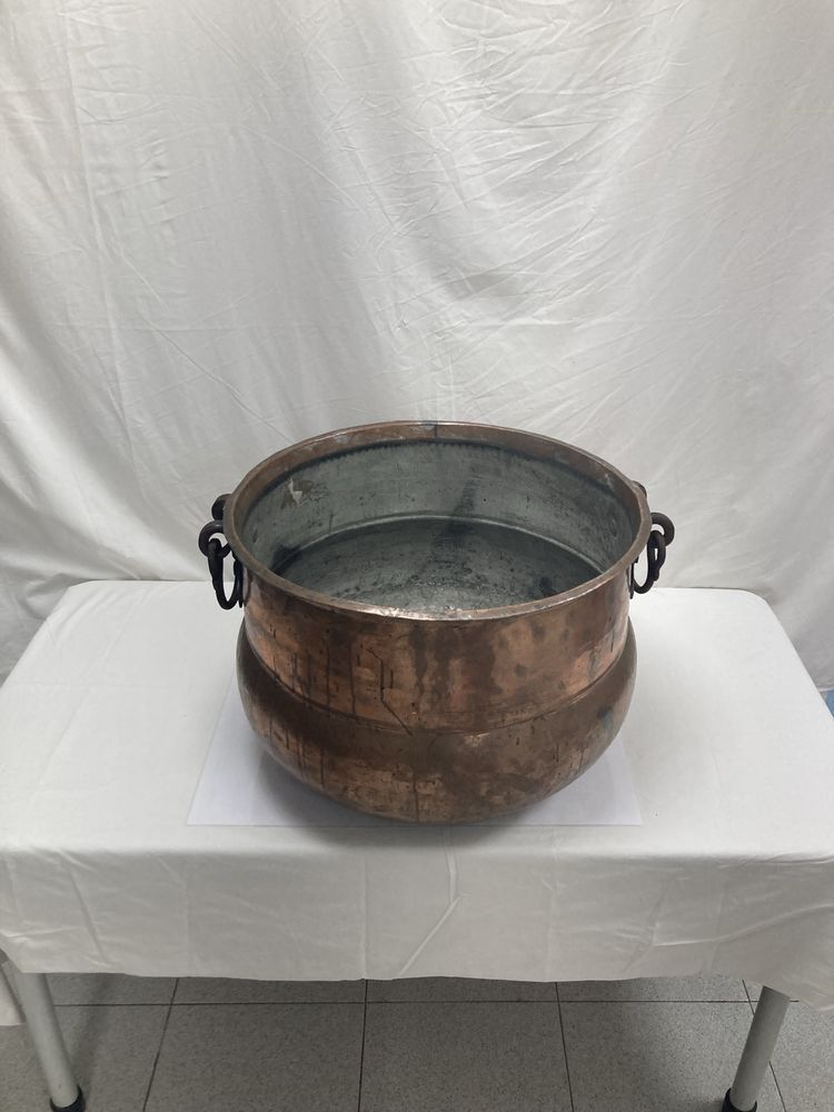 Pote grande de cobre com asas (Promoção)