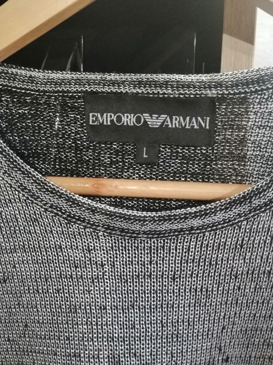 Damska bluzka sweterkowa Emporio Armani L