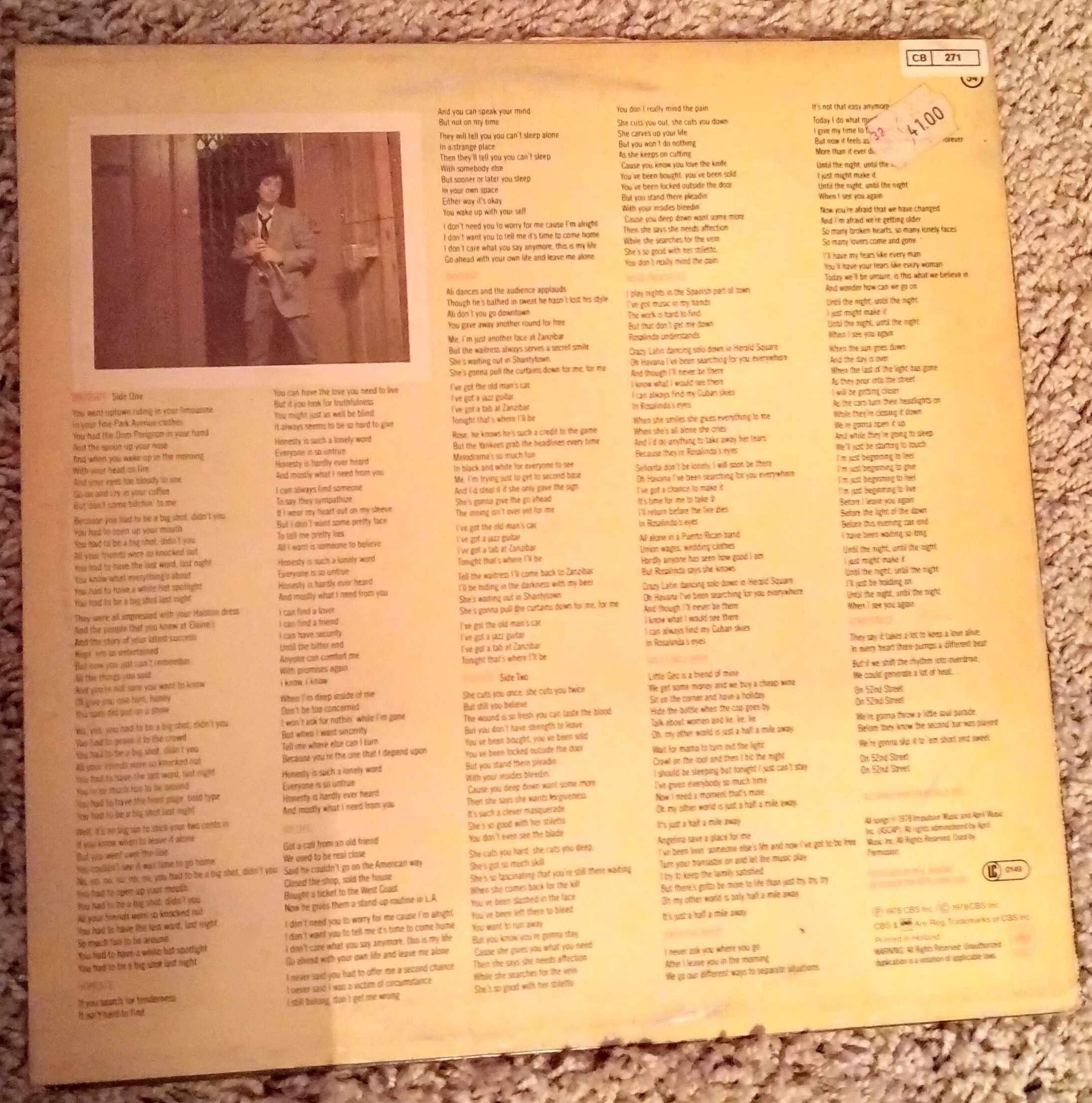 LP Vinil Billy Joel  52nd Street