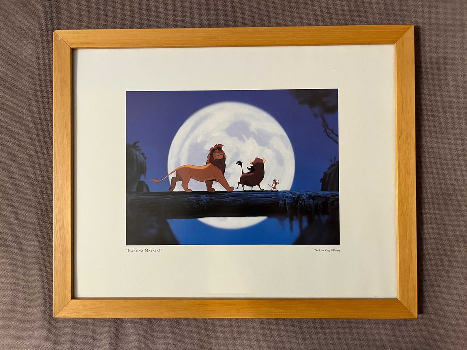 Quadros infantis com motivos de filmes de animação / Disney