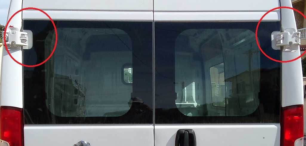 Vidros das portas traseiras para Ducato / Jumper / Boxer