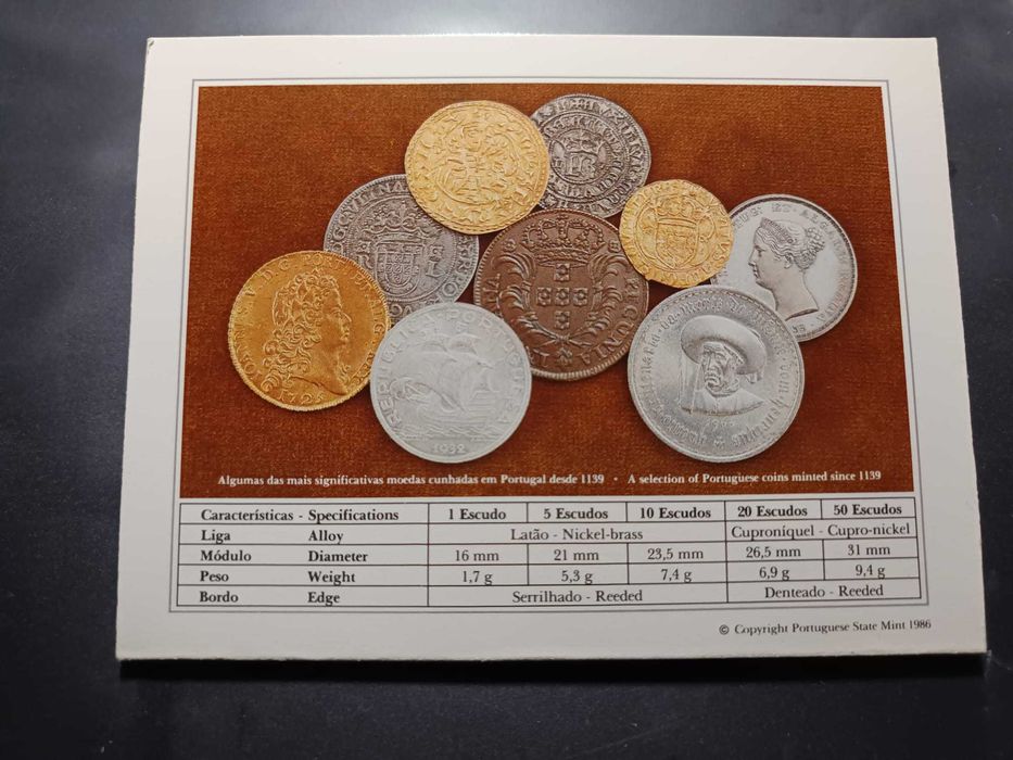 1986 – BNC – Série anual de moedas correntes