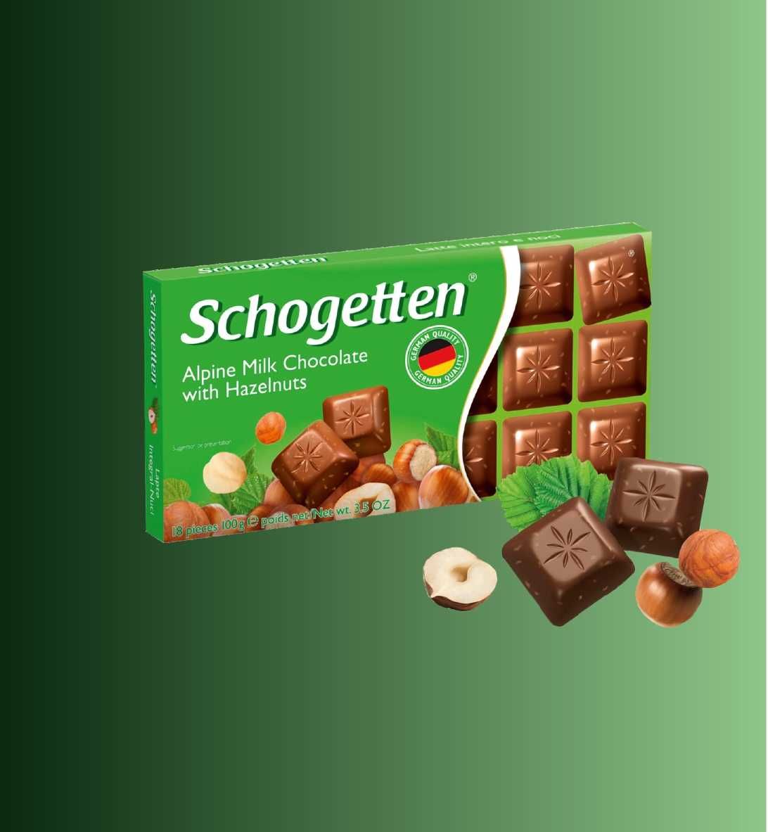 Оптом, великі партії знижки, Shogetten 100г, шоколад, немецкий