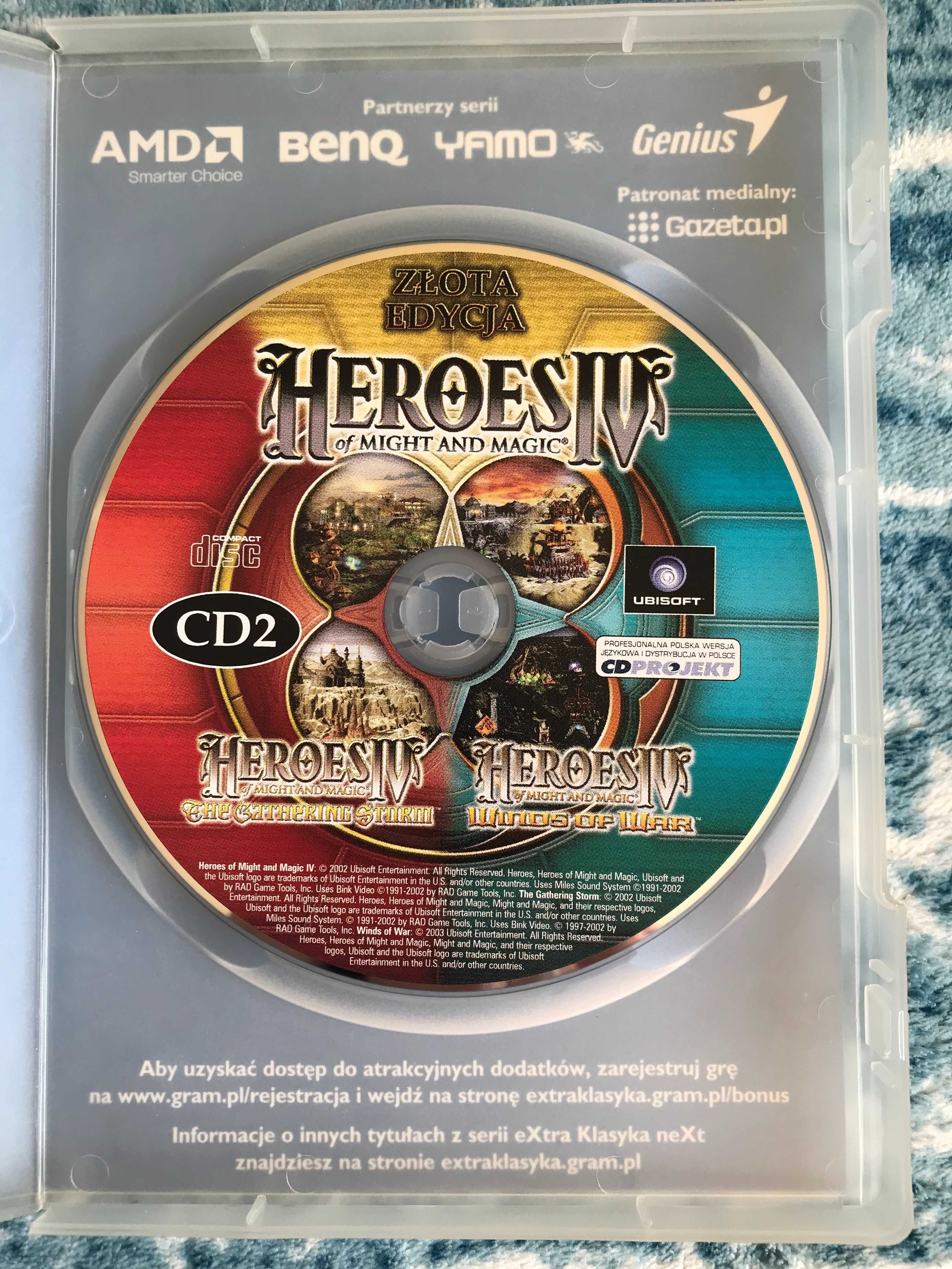 Heroes of Might & Magic IV Złota Edycja 2xCD Ubisoft 2002