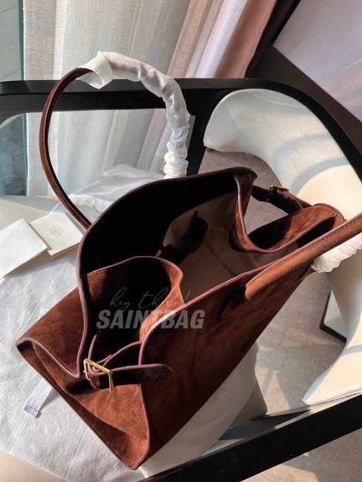 Под заказ сумка The Row Зе Роу замш коричневый цвет