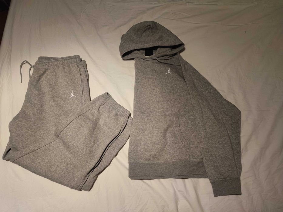Dres spodnie treningowe i bluza Nike Jordan XL szary Heather Grey