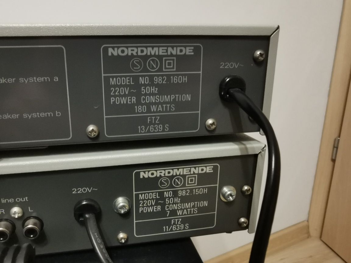 Nordmende PA 980 wzmacniacz + TU 980 tuner