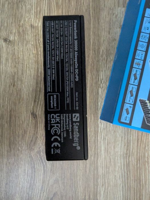 Портативний зарядний пристрій (Power Bank) Sandberg PD 30000mAh 100W