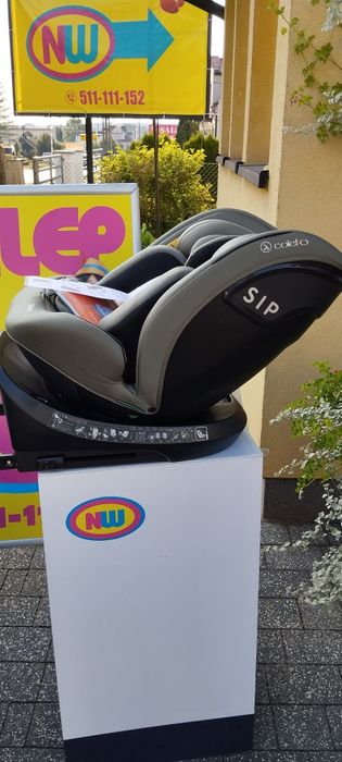 Nowy obrotowy fotelik samochodowy ISOFIX do 150 cm