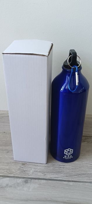 Butelka na wodę aluminiowa bidon z karabińczykiem